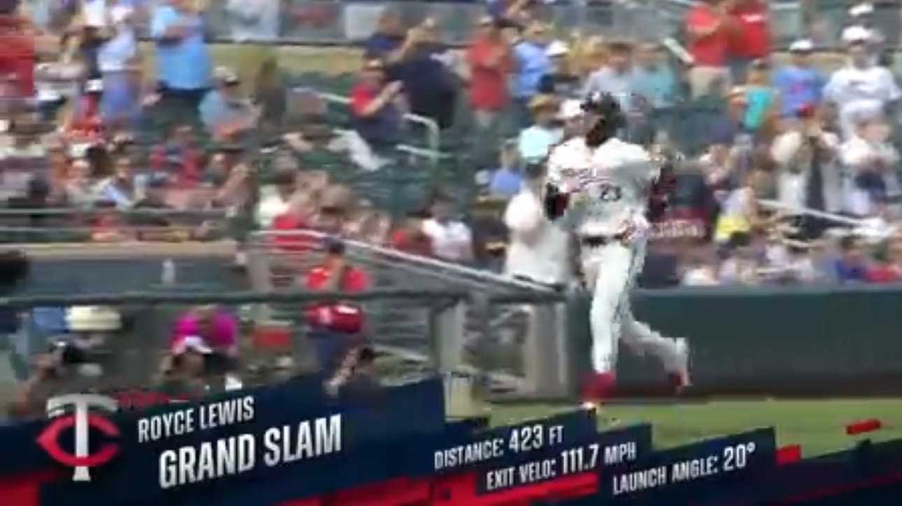 Royce Lewis crushes a GRAND SLAM to bring the Twins within striking distance vs. the Rangers