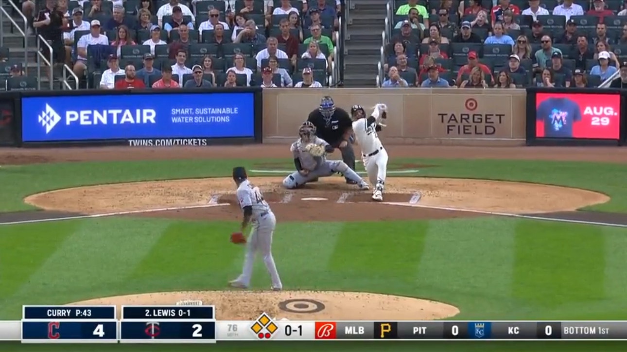 Twins' Royce Lewis belts a GRAND SLAM to grab the lead against the Guardians
