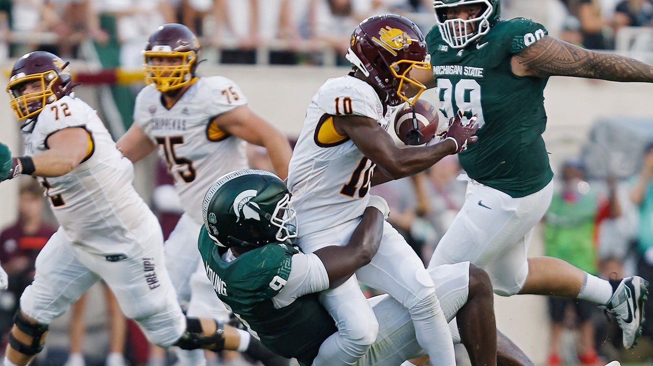 Central Michigan Chippewas  vs. Michigan State Spartans Highlights | CFB on FOX
