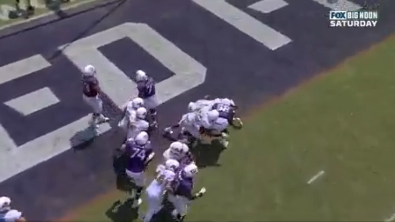 Trey Sanders punches it in from one yard out to give TCU a 41-38 lead vs. Colorado