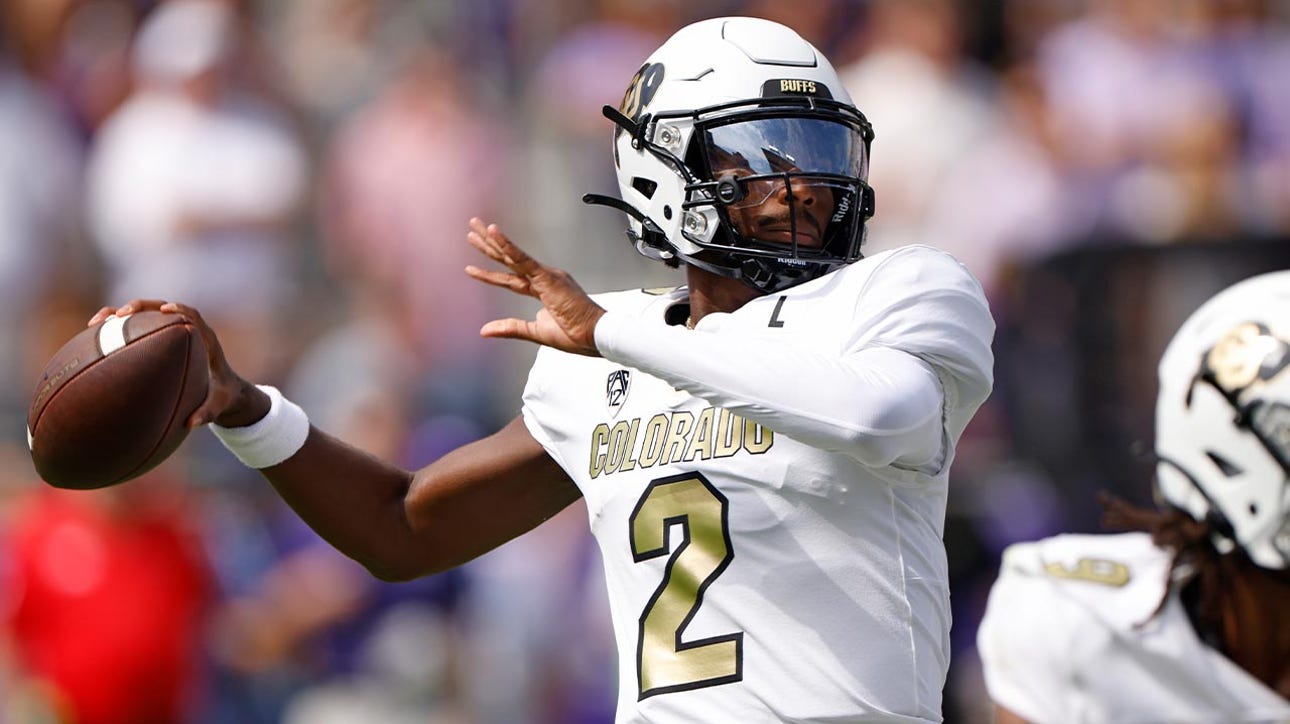 Shedeur Sanders throws a SCHOOL RECORD 510 yards in Colorado's upset against No. 17 TCU