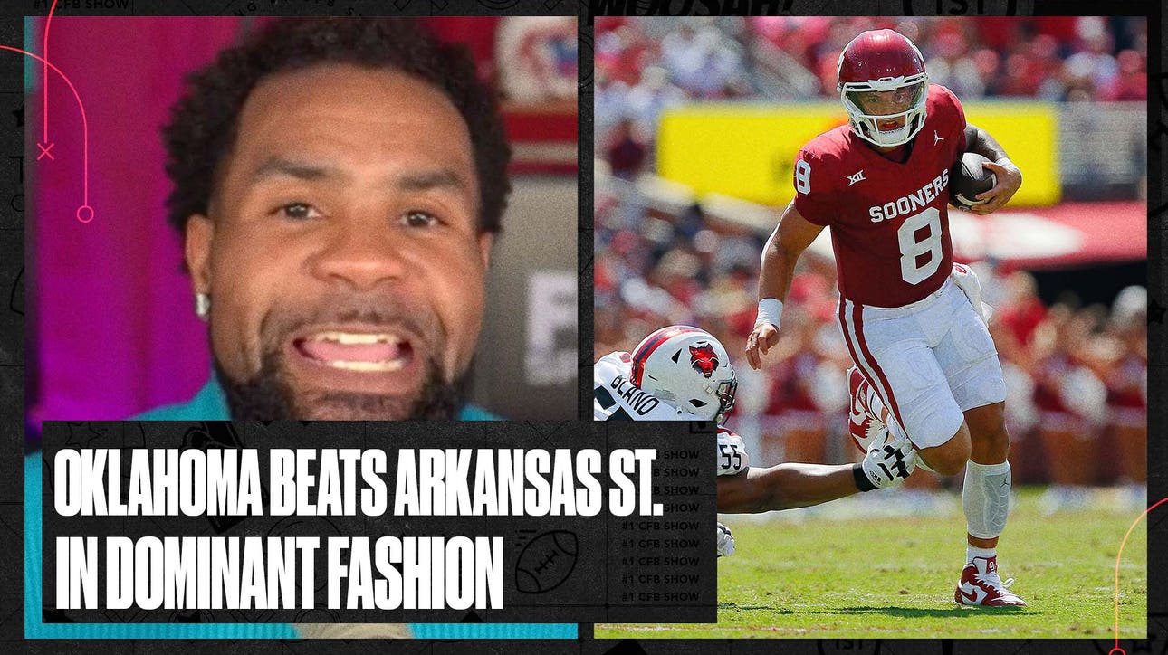 RJ breaks down Oklahoma's blowout victory over Arkansas State | No. 1 CFB Show