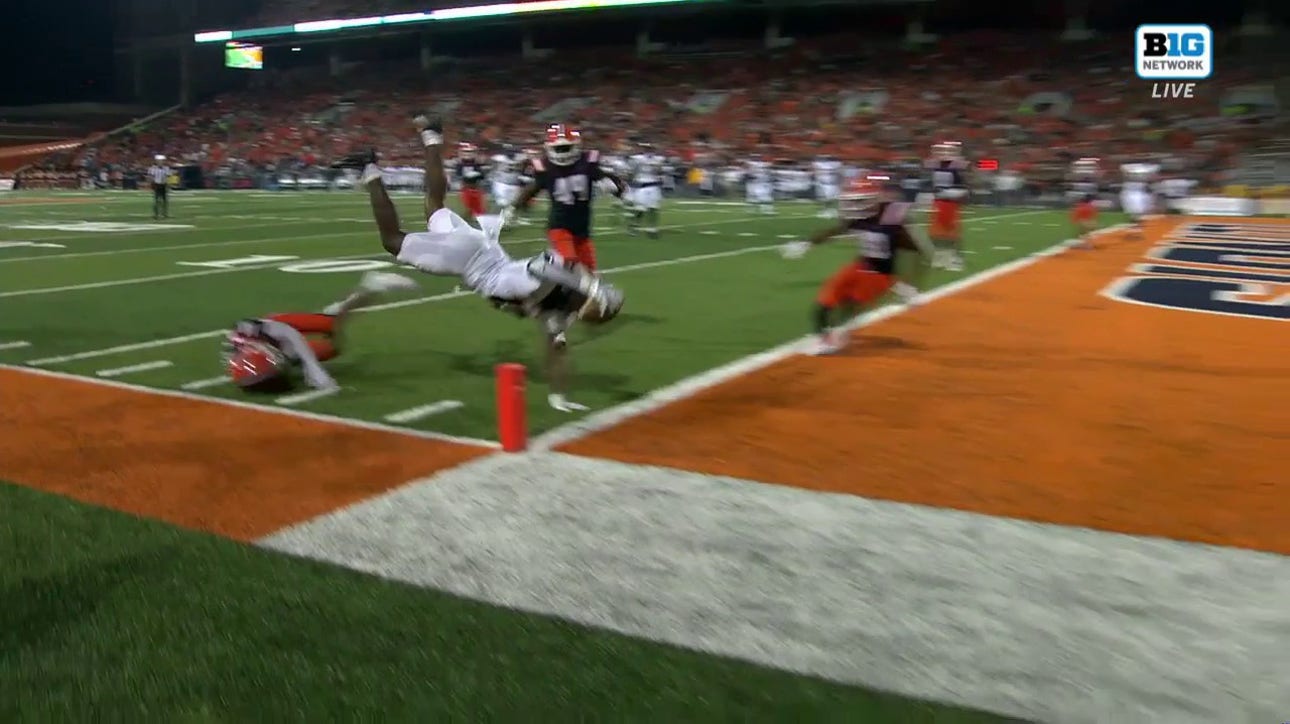 Toledo's Peny Boone pulls off an UNREAL diving TD to extend lead over Illinois