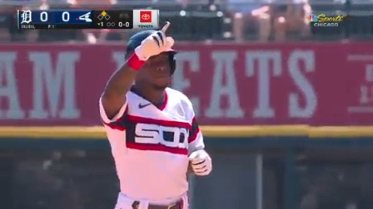 White Sox's Tim Anderson registers his 1,000th career hit on a double against the Tigers