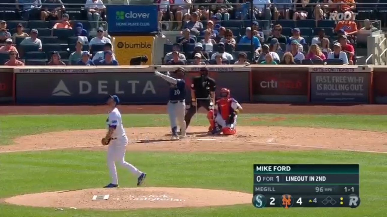 Dominic Canzone and Mike Ford hit BACK-TO-BACK home runs to cut the Mariners' deficit against the Mets