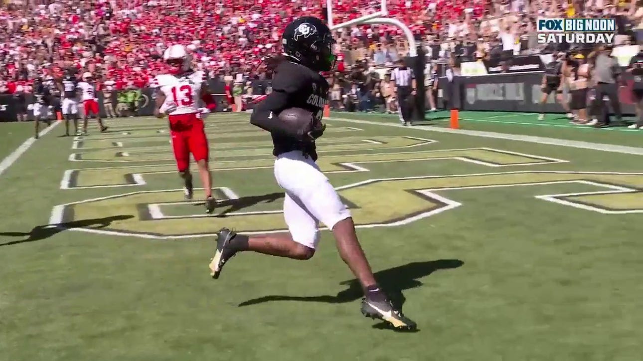 Shedeur Sanders connects with Tar'Varish Dawson for a 30-yard TD to extend Colorado's lead over Nebraska