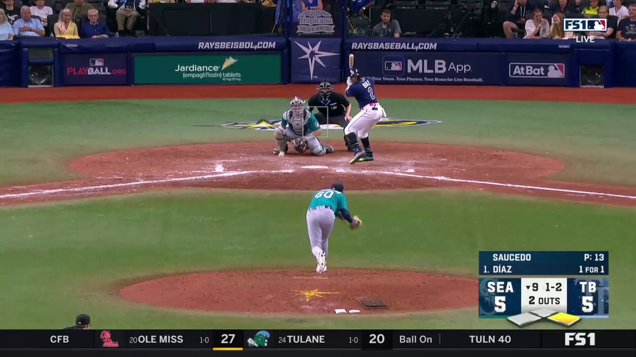 Yandy Díaz smashes a WALK-OFF home run as the Rays secure the win over the Mariners