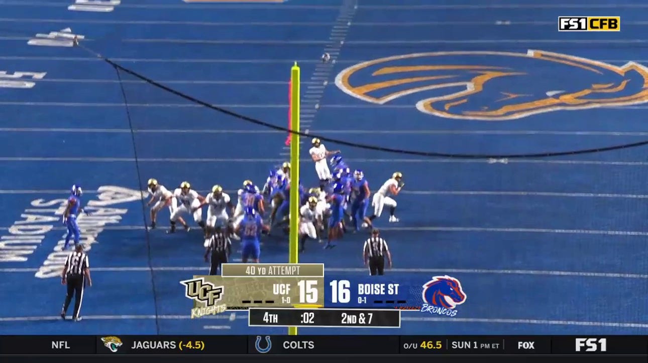 Colton Boomer's 40-yard field goal seals UCF's walk-off win against Boise State