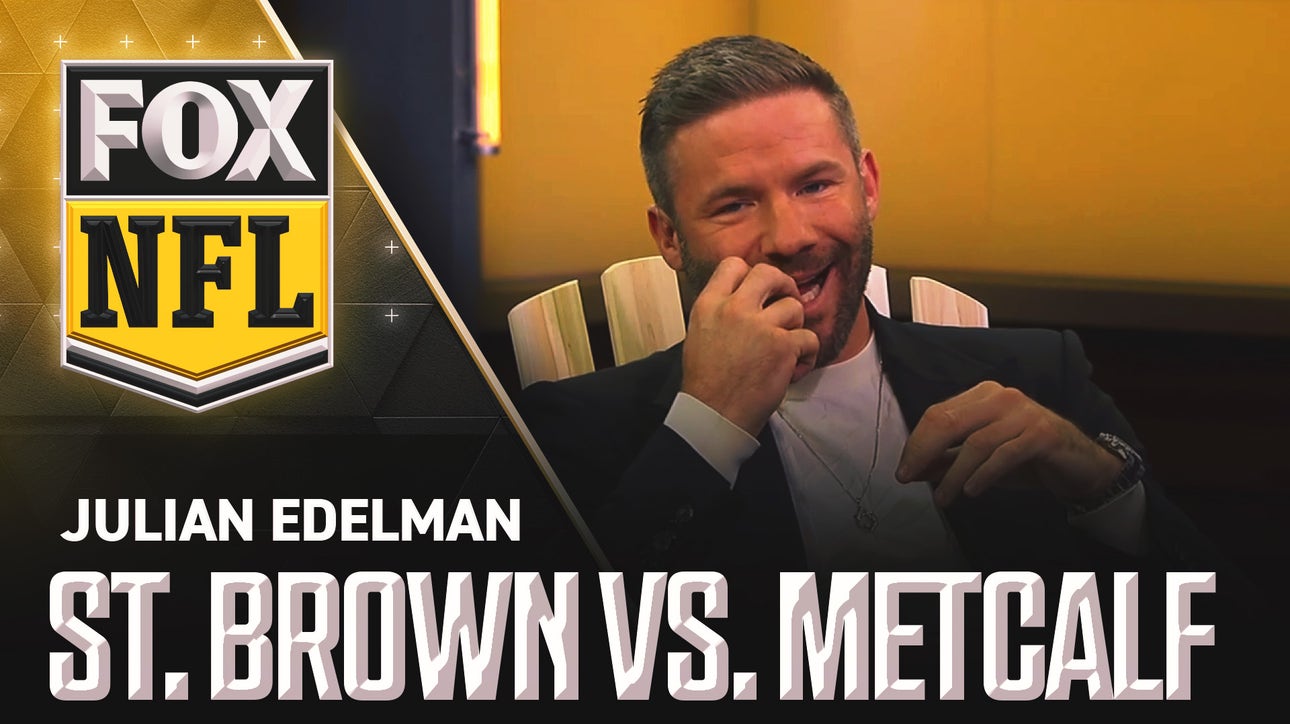 Julian Edelman compares pro-bowl receivers: Seahawks' DK Metcalf vs. Lions' Amon-Ra St. Brown | FOX NFL Kickoff