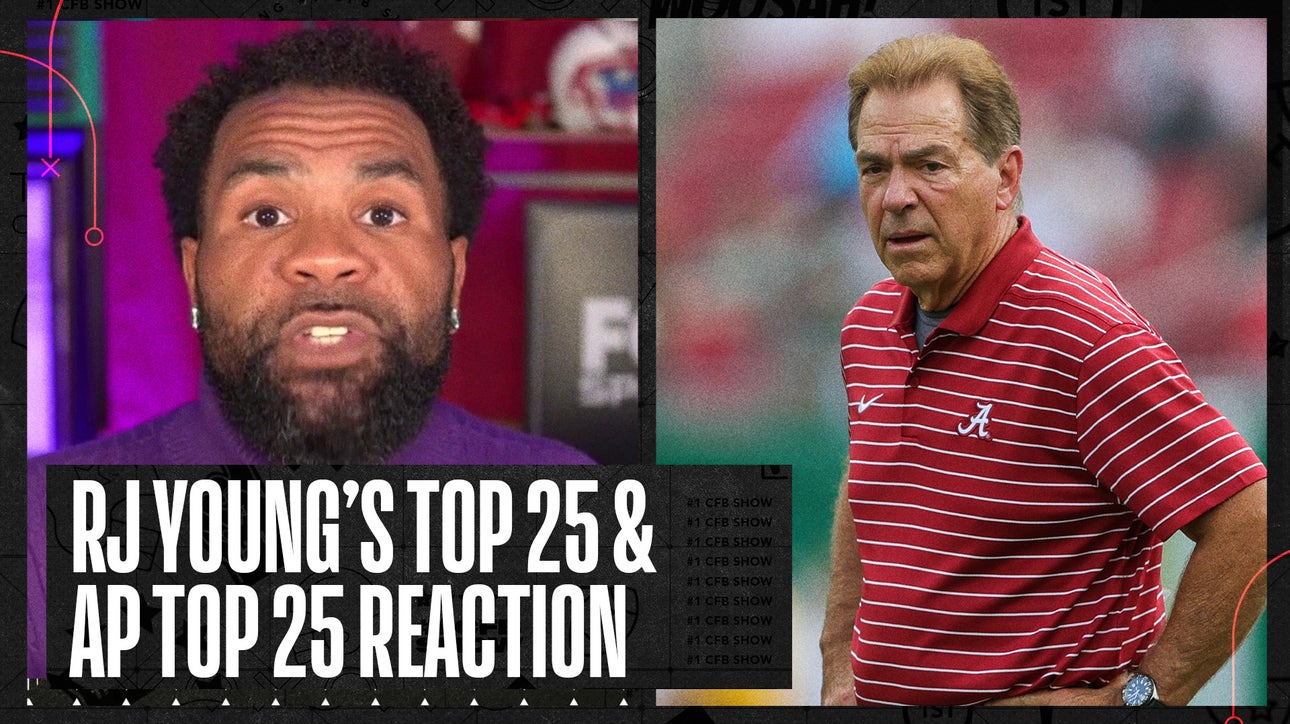 Alabama falls out the top 10, RJ's top 25 after Week 4 and reaction to the AP rankings | No. 1 CFB Show