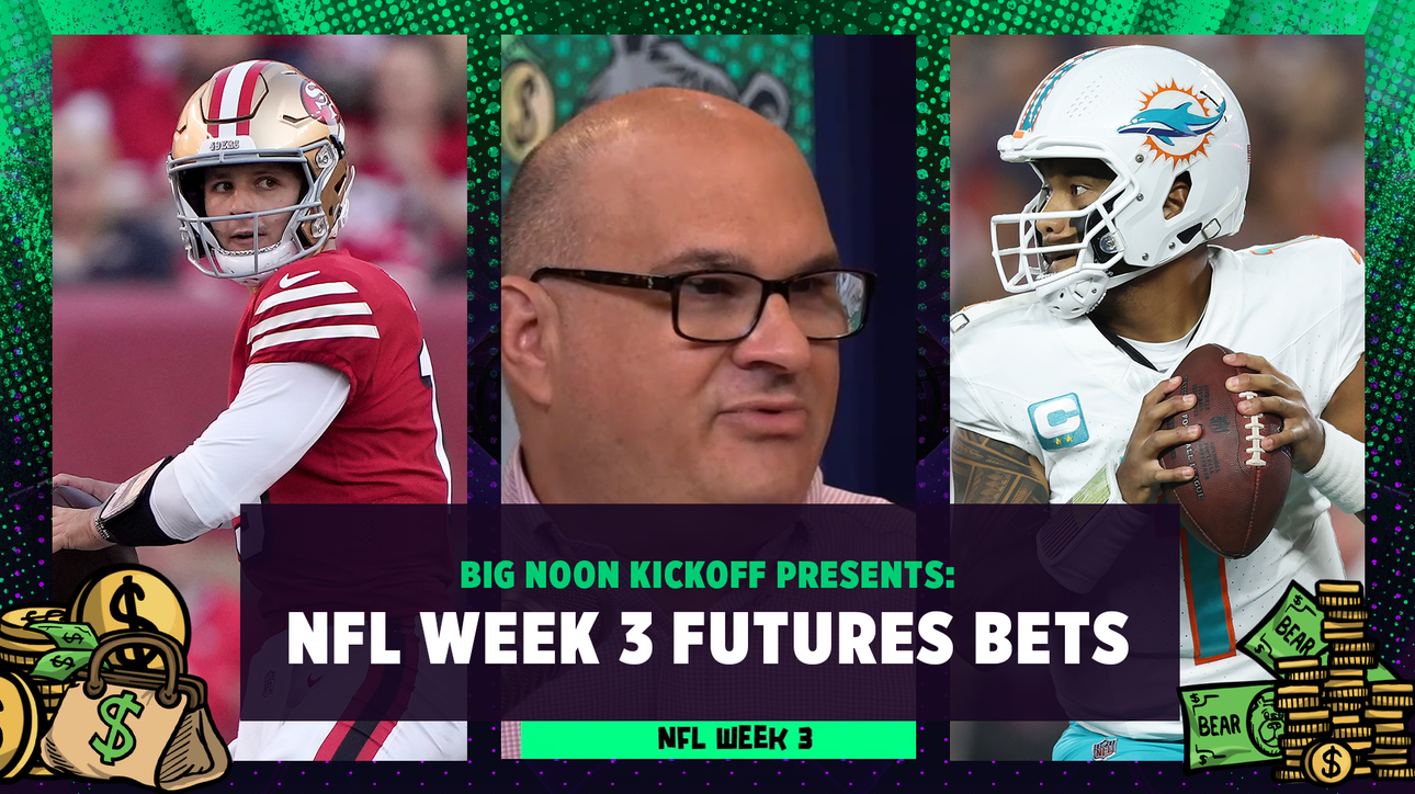 The best NFL Futures Bets around Tua Tagovailoa and Brock Purdy in Week 3 | Bear Bets