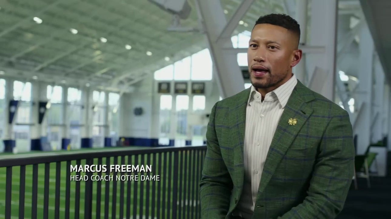 'I control the volume of noise.' - Marcus Freeman on the expectations of being the Notre Dame Head Coach | Big Noon Kickoff