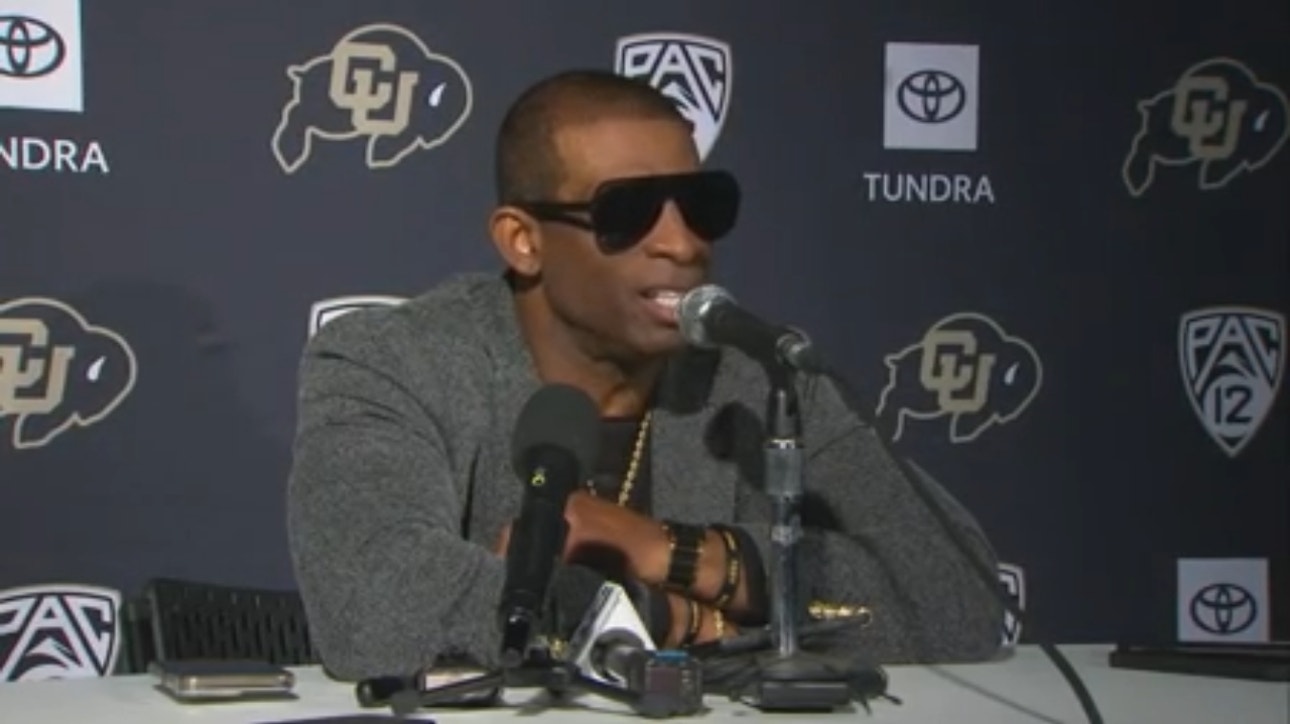 Postgame Interview: Deion Sanders on Colorado's first loss and Dan Lanning's comments