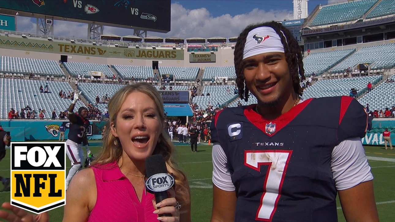 C.J. Stroud breaks down the Texans' win over the Jaguars | Postgame Interview