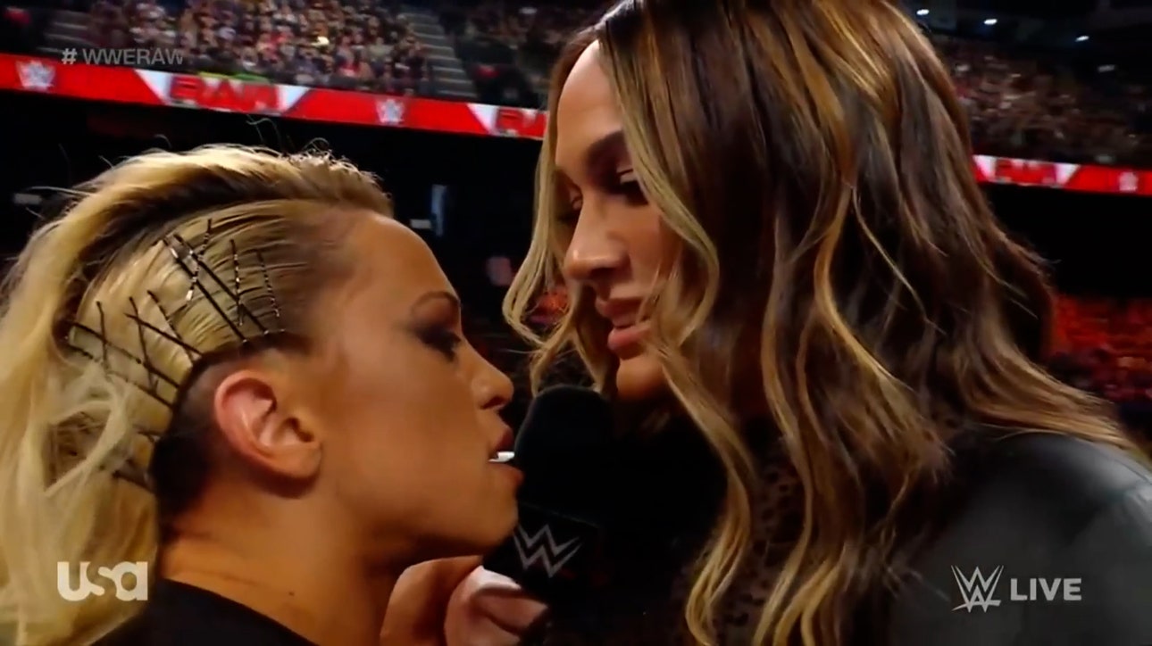 Nia Jax addresses Michael Cole and the WWE Universe before beating down Zoey Stark