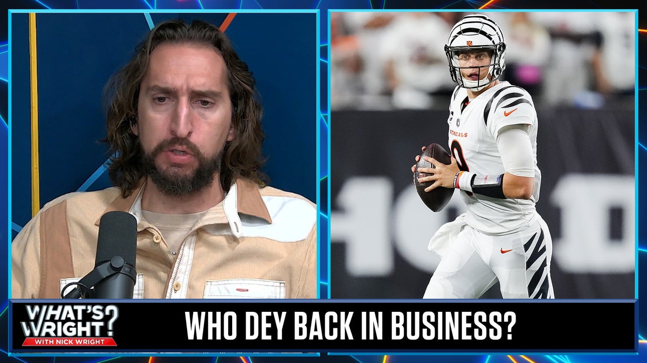 Are Bengals back in business? Joe Burrow's calf says otherwise | What's Wright?