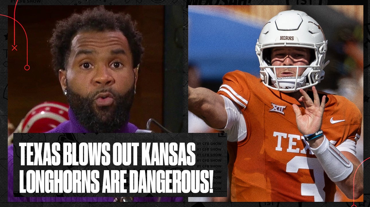 No. 3 Texas blows out No. 24 Kansas: Longhorns are DANGEROUS | Number One College Football Show