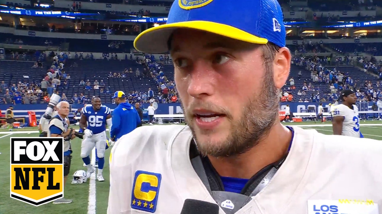 Postgame Interview: Matthew Stafford on GAME-WINNING TD and fighting through pain | NFL on FOX