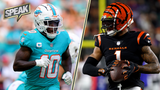 Chase-Higgins & Hill-Waddle highlight Acho's Top 5 WR duos in the NFL | SPEAK