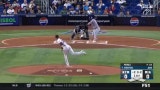 Mark Vientos blasts a solo home run to give the Mets a lead over the Marlins
