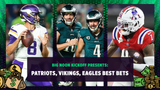 Best bets to make in Patriots, Vikings and Eagles NFL Week 3 games | Bear Bets