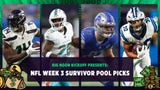 Seahawks, Lions, Dolphins, Panthers make NFL Week 3 Survivor Pool Picks | Bear Bets