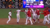 Alec Bohm hits a walk-off single in the tenth inning of Phillies' 5-4 victory over Mets