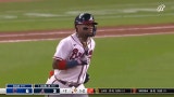 Braves' Ronald Acuña Jr. crushes his 41st home run of the season vs. the Cubs