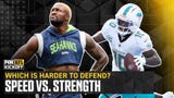 Which is Harder to Defend: Speed or Size? | FOX NFL Kickoff