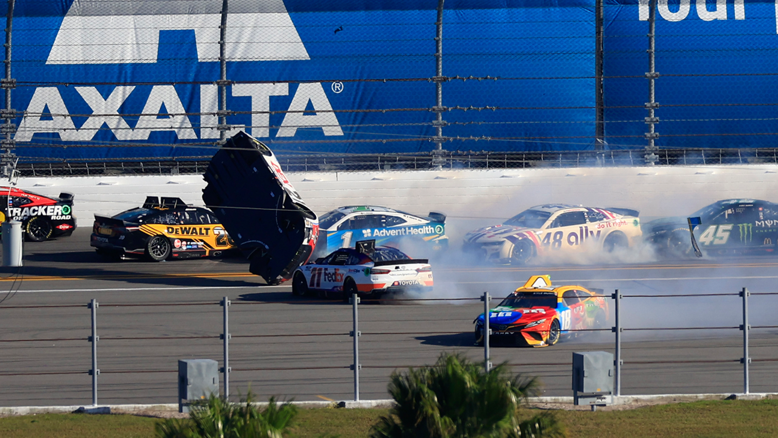 Every wreck from the 2022 Daytona 500