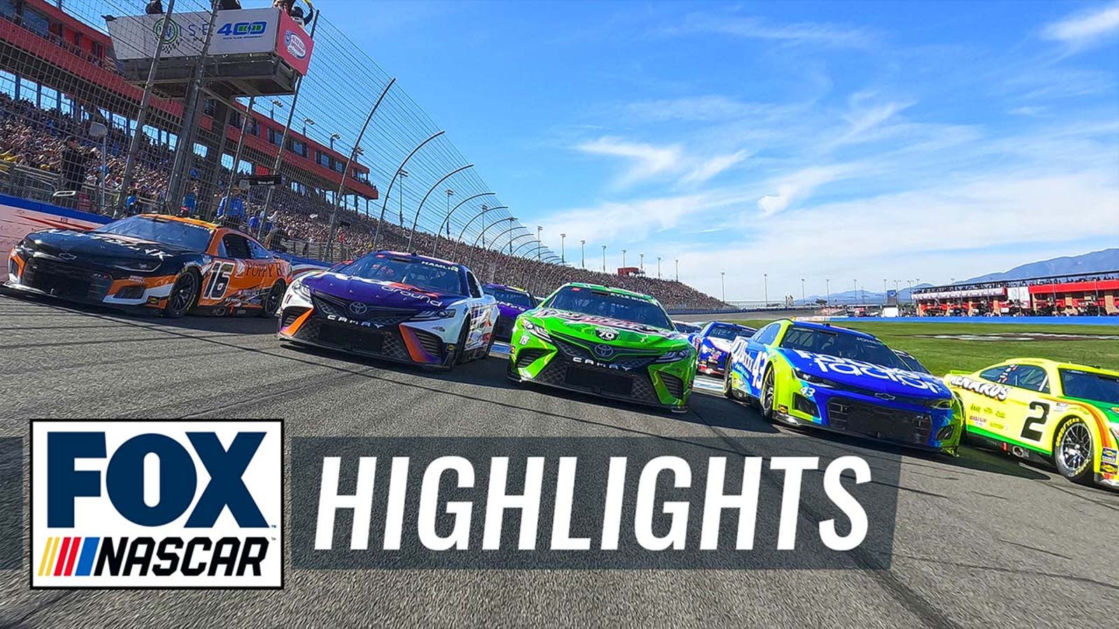 FONTANA HIGHLIGHTS: Kyle Larson, Daniel Suarez and Austin Dillon battle for the win I NASCAR on FOX
