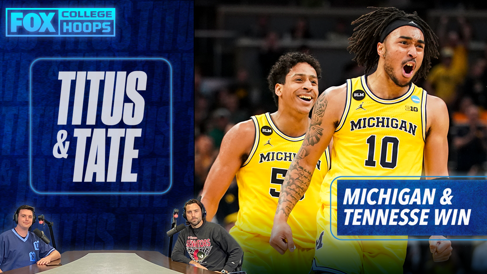 Michigan and Tennessee win first-round matchups