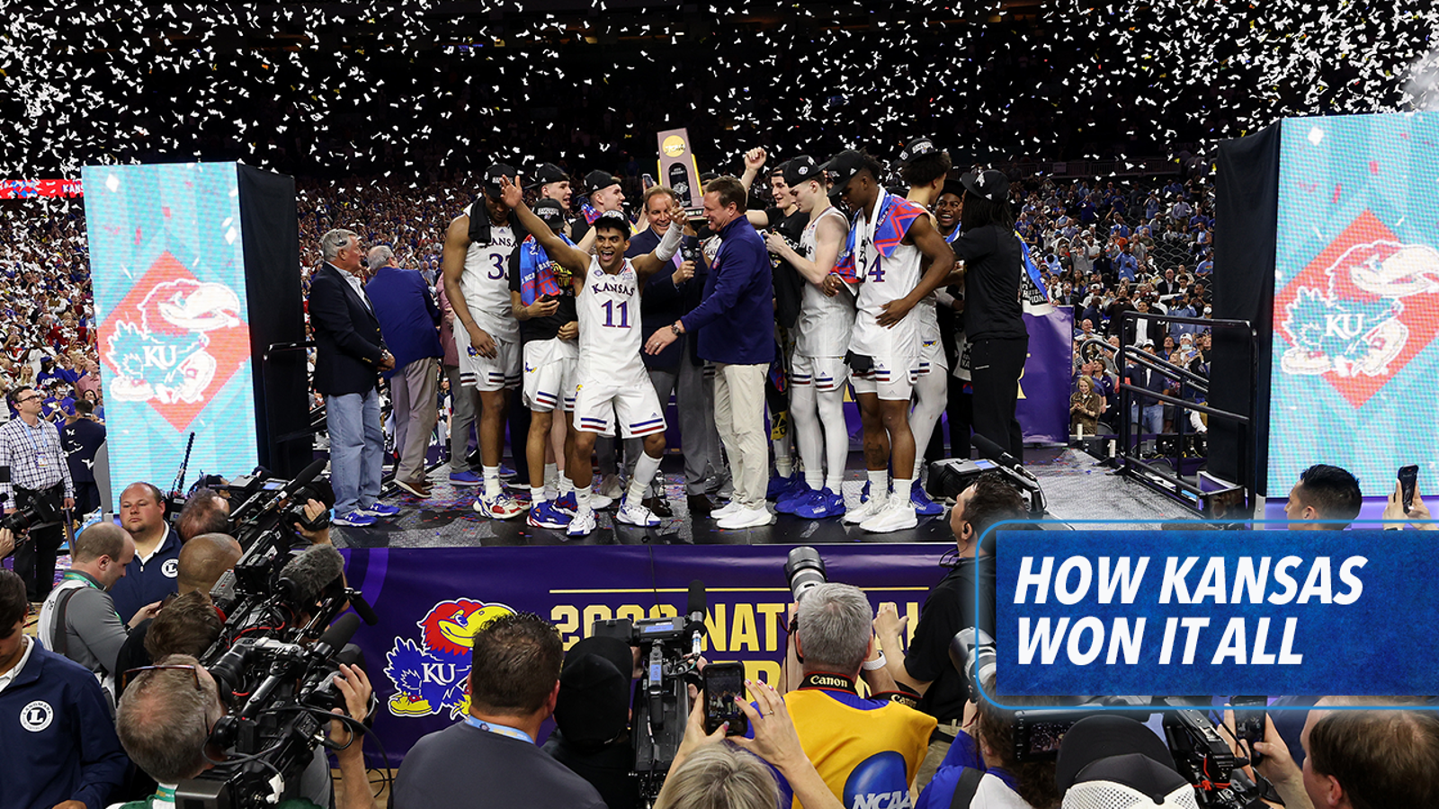 How did Kansas win the national title?