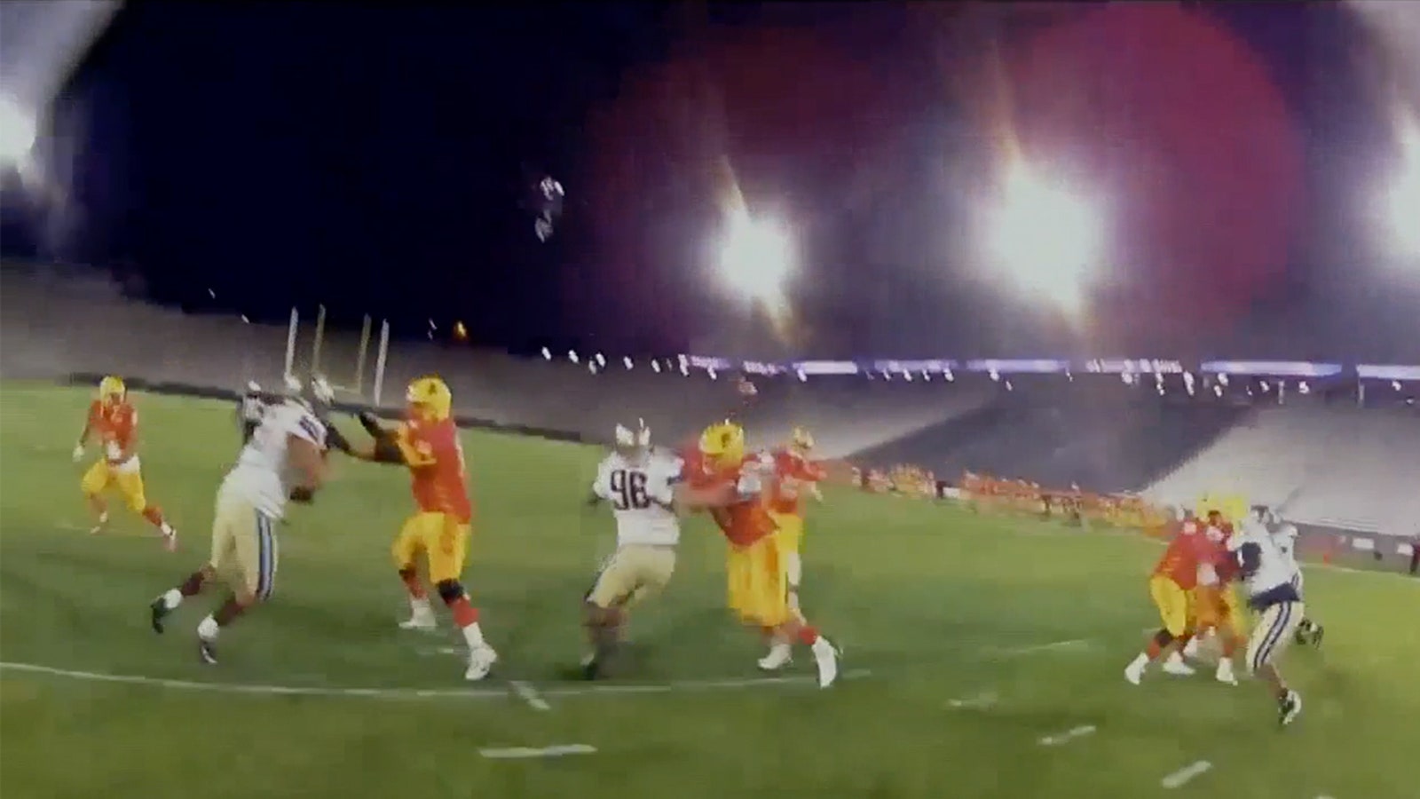 USFL: Exclusive look at the helmet cam