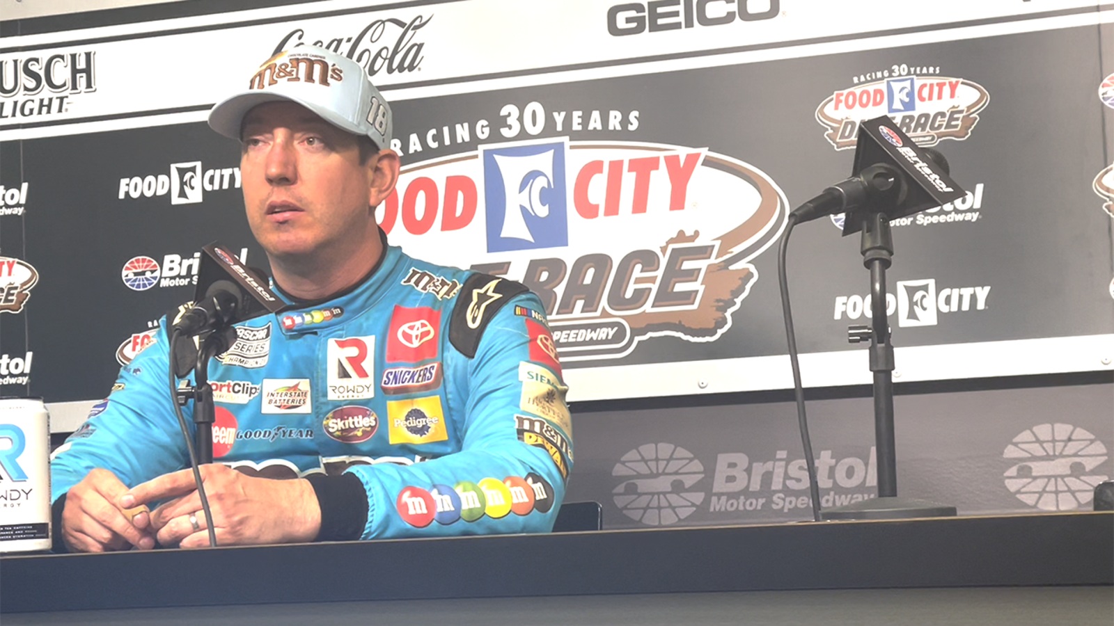 Kyle Busch on if the race at Bristol didn't get restarted