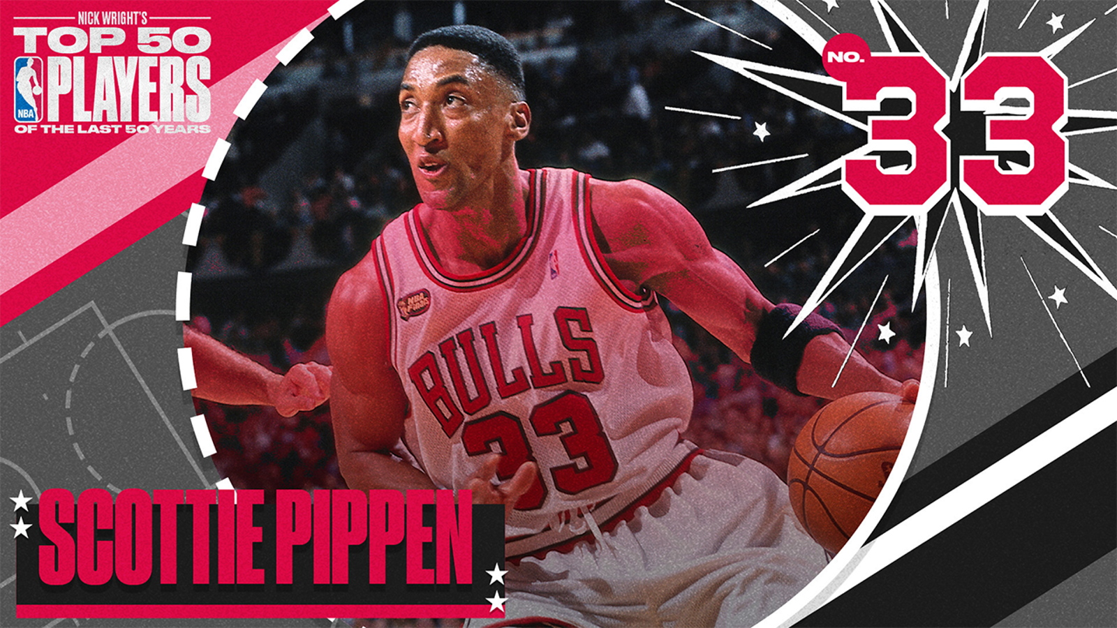 Scottie Pippen is No. 33 on Nick Wright's Top 50 NBA Players of the Last 50 Years