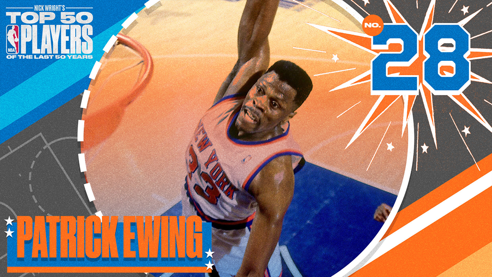 Patrick Ewing: No. 28 on Nick Wright's Top 50 NBA Players of the Last 50 Years