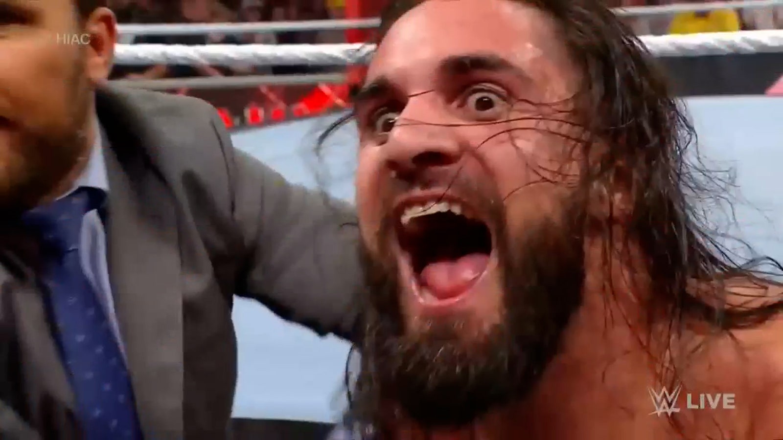Rollins and Rhodes brawl into the crowd ahead of Hell in a Cell
