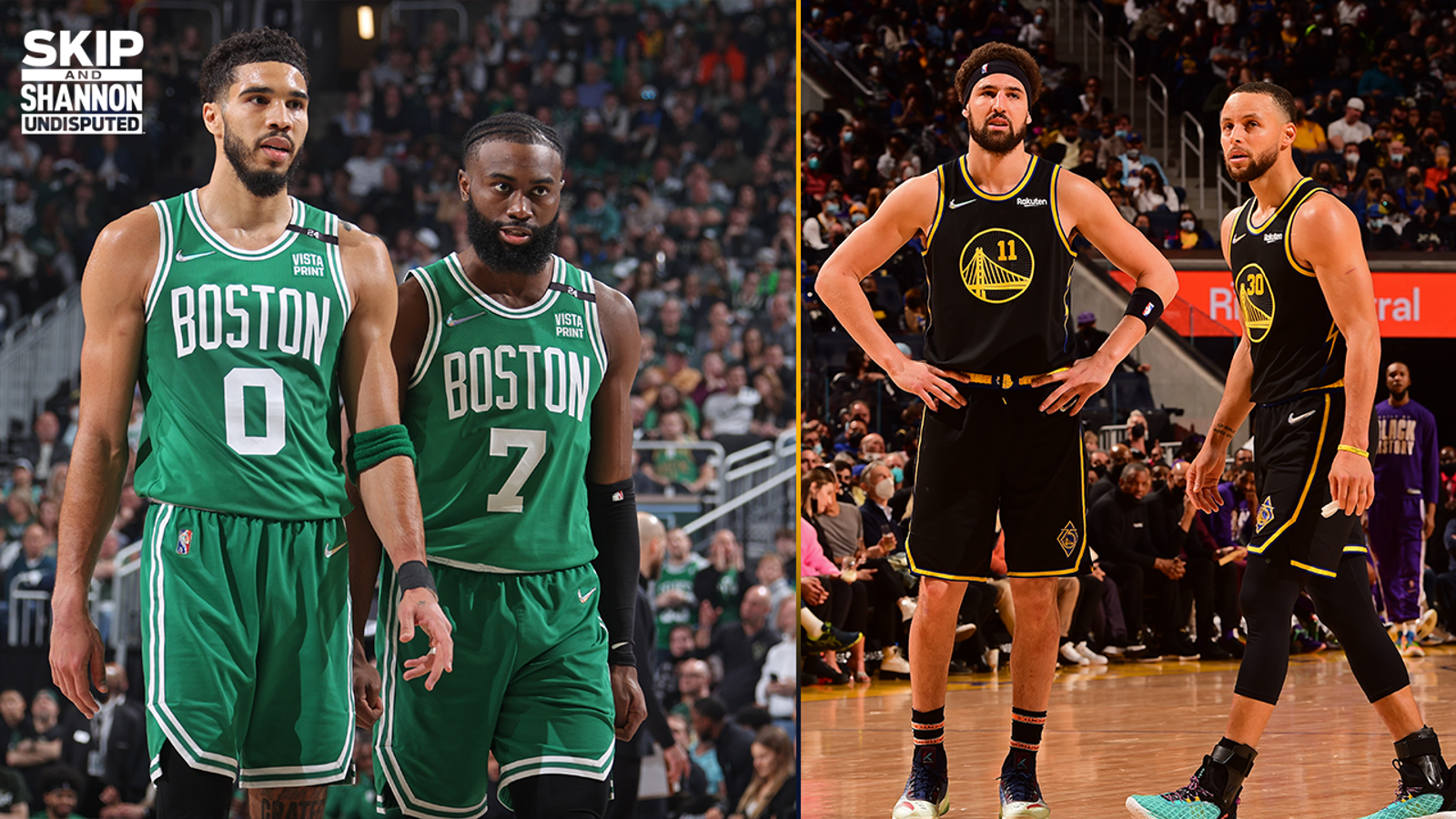 NBA duos: Celtics' Tatum & Brown or Warriors' Curry & Thompson?