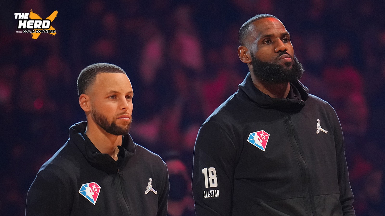 LeBron teases he'd like to play alongside Steph Curry and 2022 Warriors I THE HERD