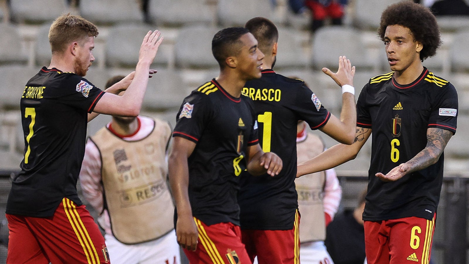 Belgium's Axel Witsel scores a WONDER GOAL against Poland