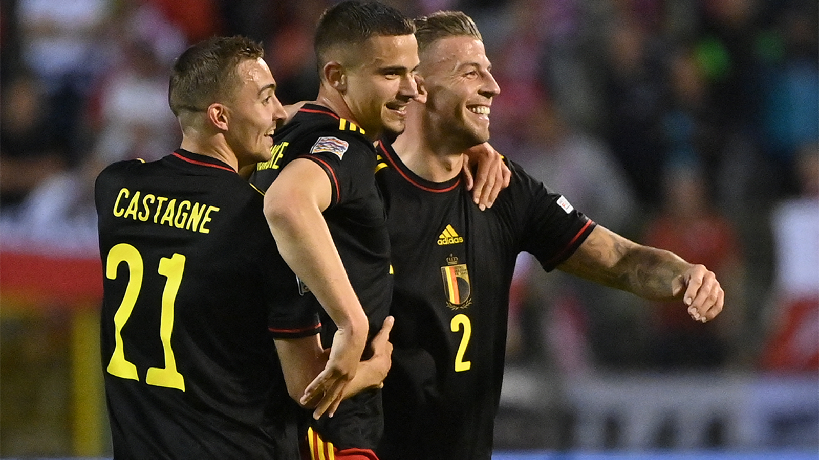 Belgium scores four goals in 20 minutes in 6-1 victory