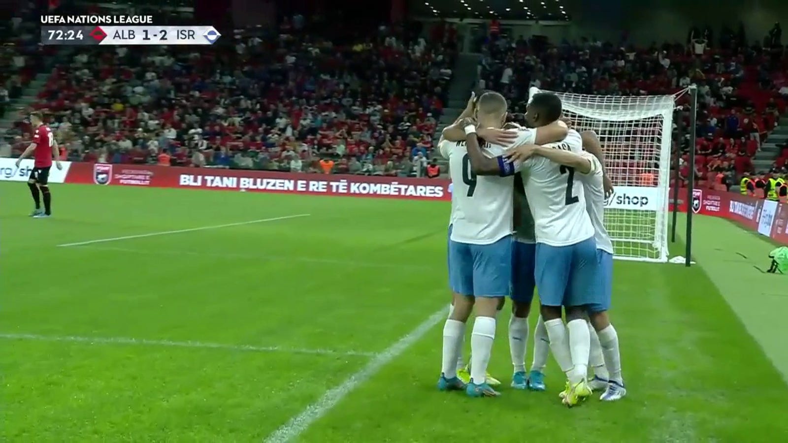 Manor Solomon's second goal gives Israel 2-1 lead vs. Albania