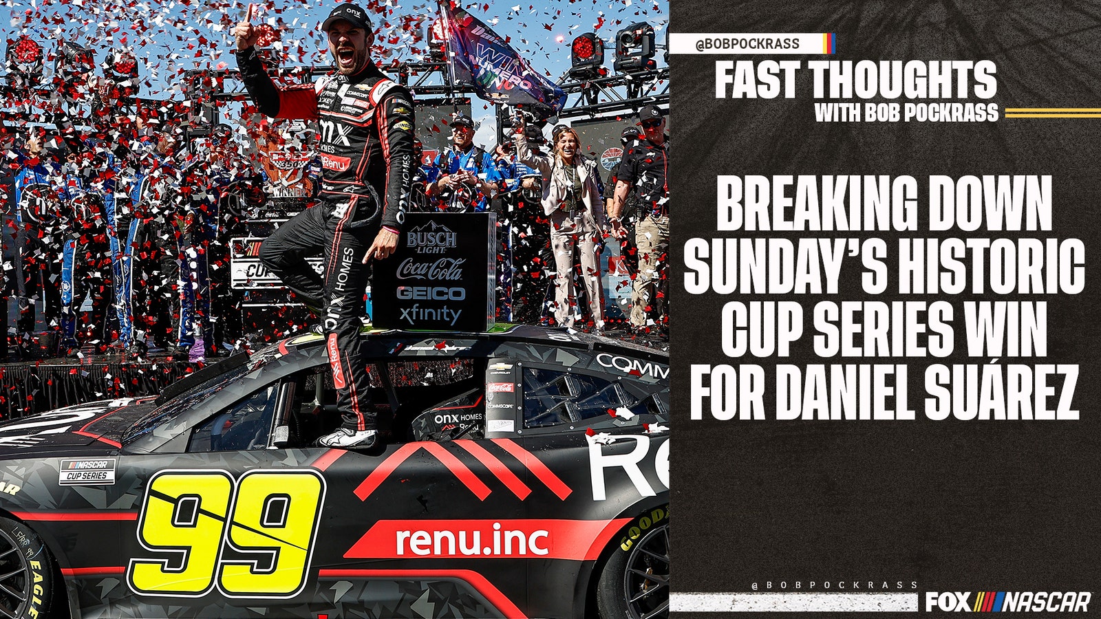Fast Thoughts: Historic day for Daniel Suárez and NASCAR