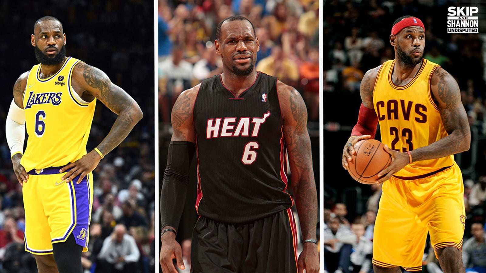 Which is the best version of LeBron: Cleveland, Miami, or L.A.?