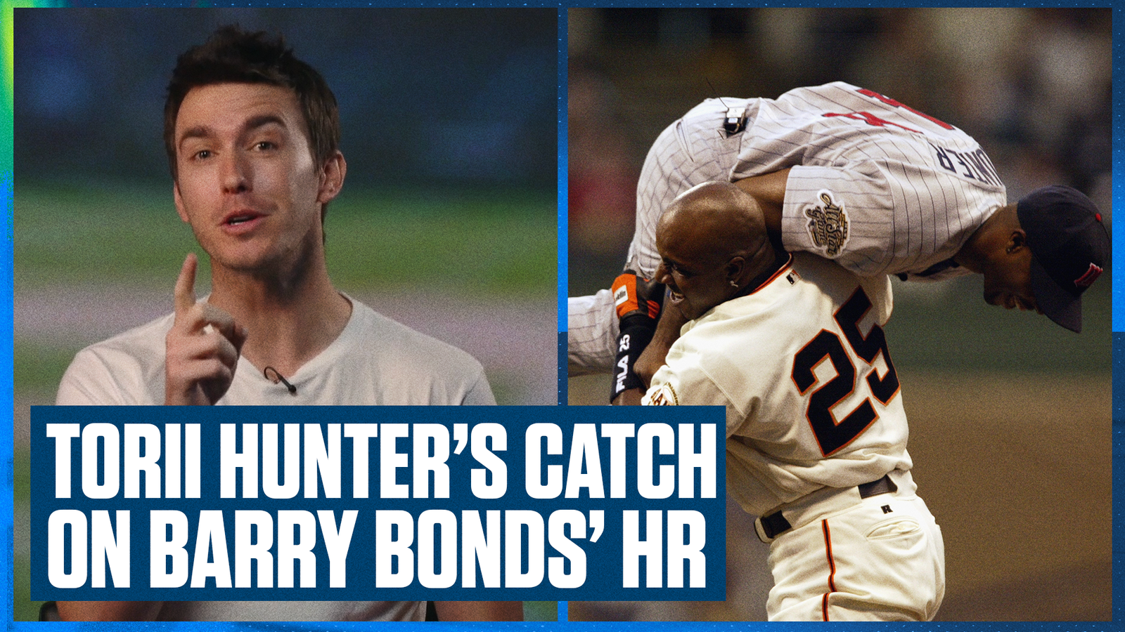 Torii Hunter rouba um home run de Barry Bonds no jogo All-Star de 2002 | FOX ESPORTES