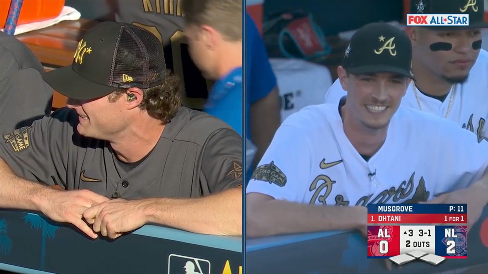 Mic'd up: Max Fried and Gerrit Cole talk Shohei Ohtani, All-Star memories, and more