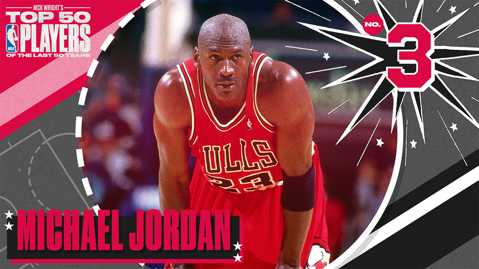 Michael Jordan is No. 3 on Nick Wright's Top 50 Players of the Last 50 Years