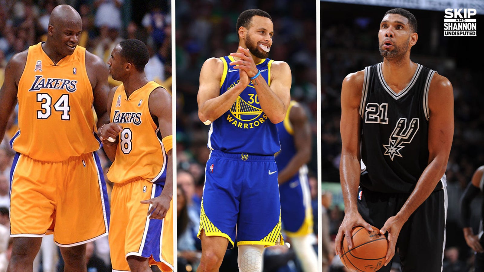 Does Steph Curry belong in the same class as Kobe, Shaq and Duncan?