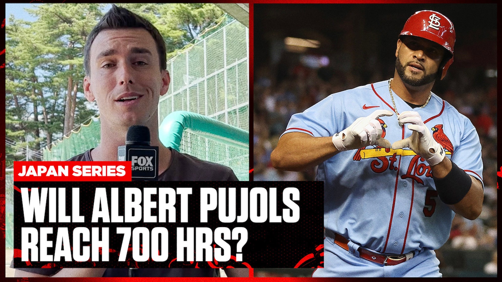 Will Pujols reach 700 homers before he retires? 